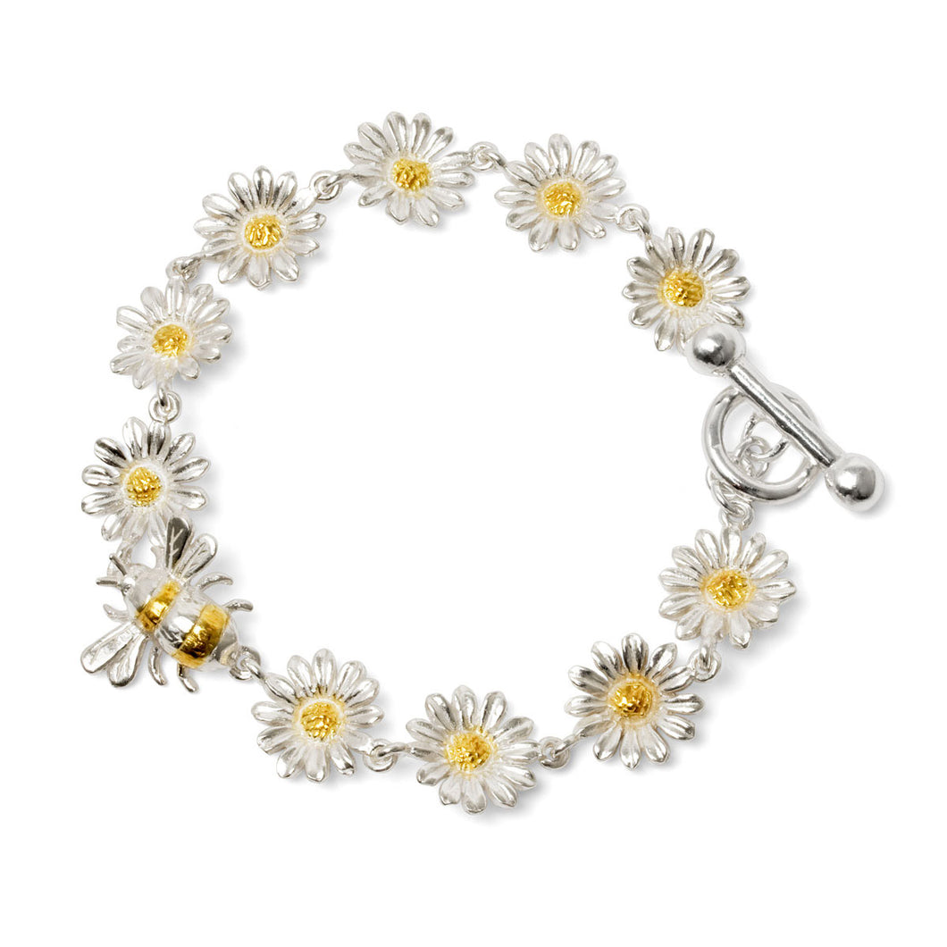 Bee and Daisy Bracelet