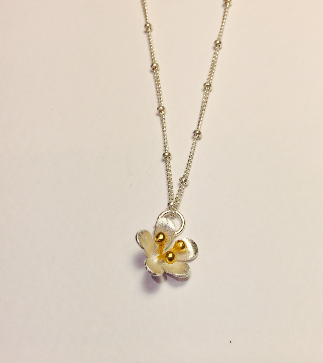Saxifrage Flower Pendant