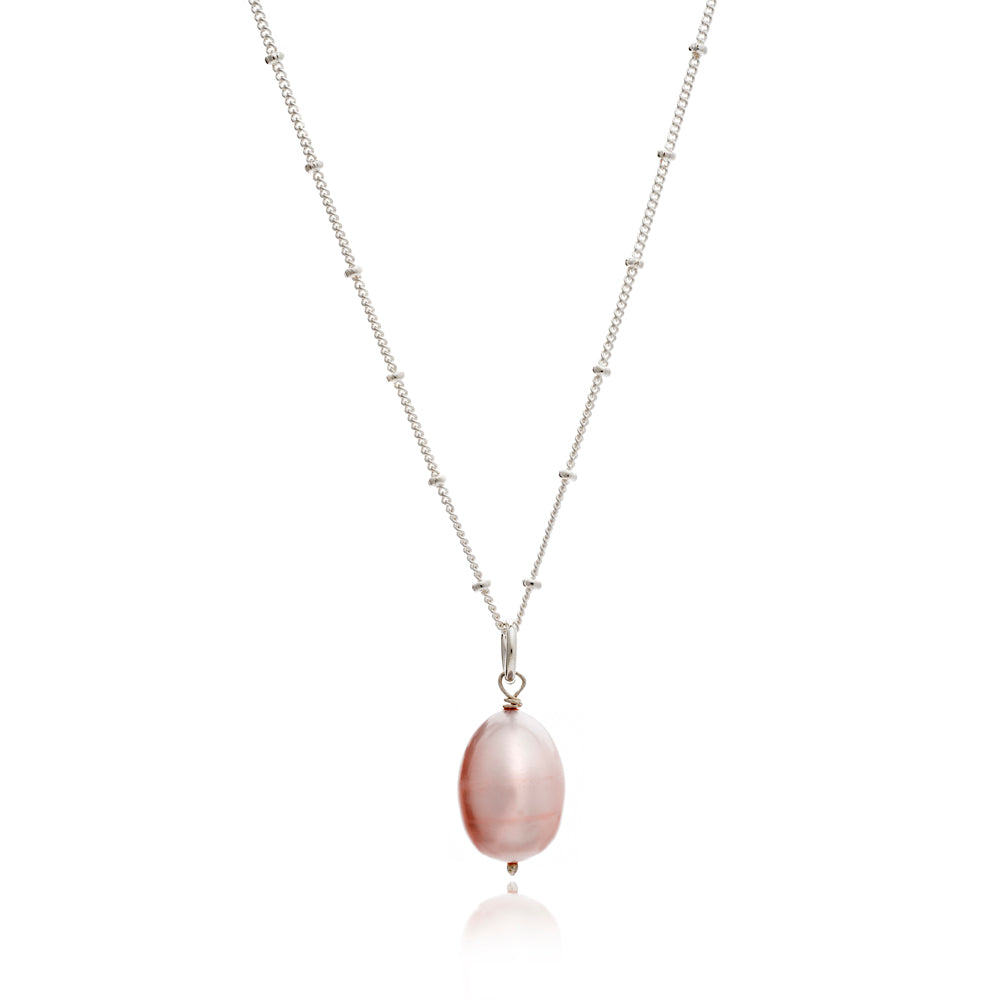 Pink Pearl Drop Pendant