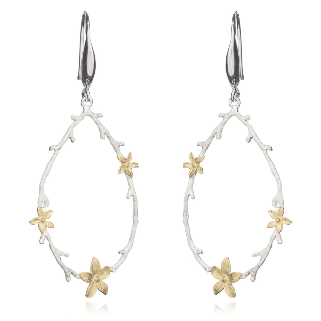 Flower Loop Earrings