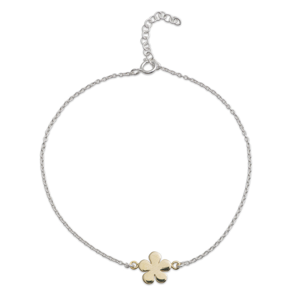 Yellow Gold Flower Bracelet