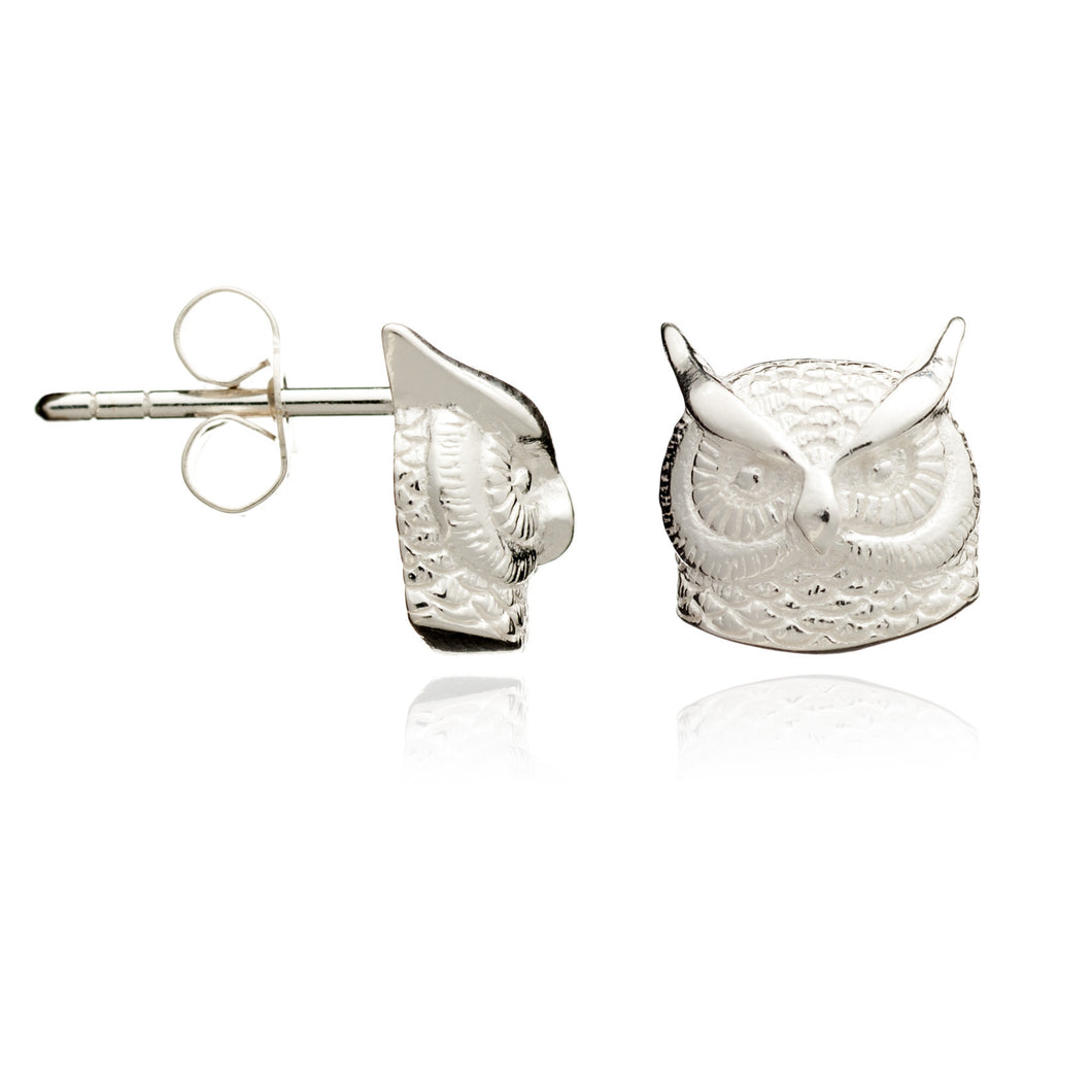 Long-eared Owl Stud Earrings