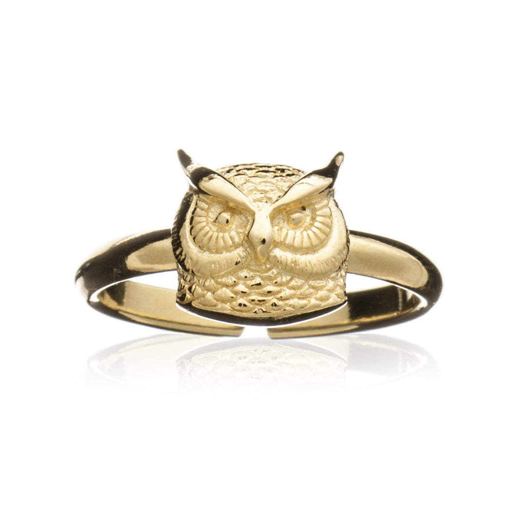 Gold Long-eared Owl Ring